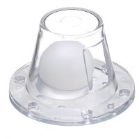Seachoice Self-Bailing Scupper, Large, Clear, Fits 1.5-3 In. Openings - 18281 - 50-18281F1