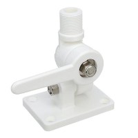 Seachoice 4-Way Nylon Antenna Ratchet Mounting Kit, White Finish - 19501 - 50-19501F1