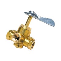 Seachoice Brass Three Way Fuel Line Valve - 50-20751 - 50-20751F1