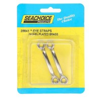 Seachoice Multi-Purpose Nickel-Plated Brass 1-7/32 In. Eye Straps, Set Of 4 - 28841 - 50-28841F1