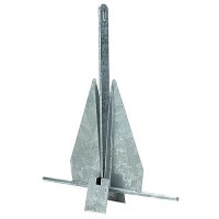 Seachoice 41760 Hot Dipped Galvanized Deluxe Anchor, Size 43S - 41760 - 50-41760F1