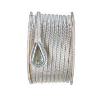 Seachoice Double Braid Nylon Anchor Line, White - 42101 - 50-42101F1