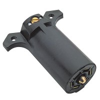 7-Way Round Rv Style Trailer Connectortrailer Side - 57891 - 50-57891F1