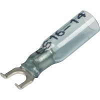 Seachoice 64057 3-To-1 Heat Shrink Spade Terminal - 16-14 Ga., #10 Stud, 25/Bag - 64057 - 50-64057F1
