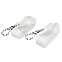 Seachoice Adjustable Bimini Top Straps W/ Snap Hooks, 96 In., White - 50-78801 - 50-78801F1