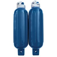 Seachoice 79273 Twin Eye Ribbed Fender Kit (Includes 2 6.5