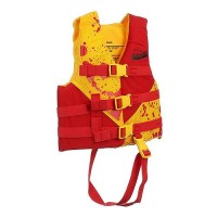 Seachoice Level 70 Life Jacket, Deluxe Adjustable Boat Vest, Bright Yellow And Red, Child, 33-55 Lbs. - 86130 - 50-86130F1