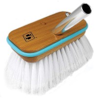 Seachoice 90556 Deck Brush With Bumper - Wood 6