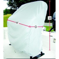 Leaning Post Cover 5.3 Oz. Gray Poly-Flexii - 84013F10 - 500-84013F10F1