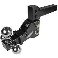 Adjustable Tri-Ball Trailer Hitch - 590-1040 - 590-1040F1