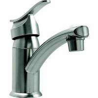 Dura Faucet Dfpl200Sn Single Lever Centerset Lavatory Faucet, Satin Nickel - Df-Pl200-Sn - 621-Dfpl200Snf1