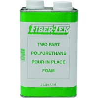 Fibertek Pf2 Rigid Polyurethane Pour In Place Foam, 2L, 4/Case - 70311 - 624-Pf2F1