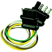 Ancor 249101 4-Way Flat Connector, Trailer & Vehicle Connectors - 249101 - 639-249101F1