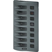 Blue Sea Systems 4308 Weatherdeck 12V Dc 8 Position Waterproof Fuse Panel, Gray - 4308-Bss - 661-4308F1