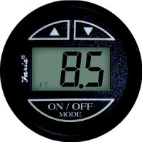Faria Digital Depth Sounder, Euro Black W/In-Hull Transducer - F12851 - 678-12851F1