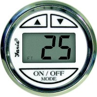 Faria Digital Depth Sounder, Chesapeake Ss White W/In-Hull Transducer - F13851 - 678-13851F1