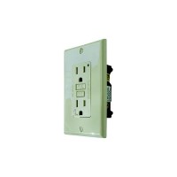 Diamond Group Gfi Receptacle W/Light, White - Dg151Vp - 681-Dg151Vpf1