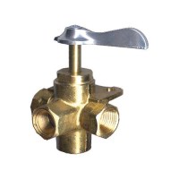 Fairview 2102C 4-Way Shut-Off Valve, 3/8