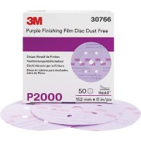 Hookit™ Purple Dust-Free Finishing Film Discs, 50/Box - 30766 - 71-30766F1