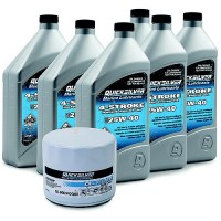 Quicksilver 8M0182226 Sterndrive & Inboard Oil Change Kit, 6-Liter - 8M0182226 - 710-8M0182226F1