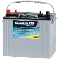 Quicksilver Qs8A24M Agm Marine Deep Cycle Battery, Group 24 - 8A24M - 711-Qs8A24Mf1