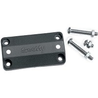 Scotty 242Bk Rod Holder Rail Adapter, Black - 0242-Bk - 736-242Bkf1
