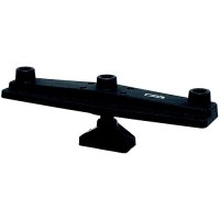 Scotty 257 Adjustable Triple Rod Holder Mount W/#241 Side/Deck Mount - 257 - 736-257F1