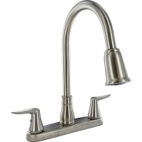 Valterra Pf221404 Catalina™ Two Handle Kitchen Faucet, Brushed Nickel - Pf221404 - 800-Pf221404F1