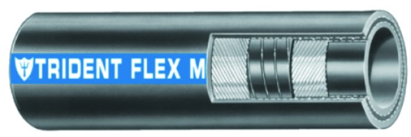 Trident Flex Hardwall Exhaust Hose, 5 X 4' - 250-5004 - 606-2505004F1