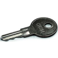 B And B Molders 94152 Replacement 751 Keys, Chrome, 2 Pack - 94152 - 865-94152F1