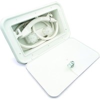 B&B Molders 94195 Exterior Shower, Polar White - 94195 - 865-94195F1