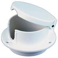 White Plastic Rope Deck Pipe - 1057Dp0Wht - 9-1057Dp0Whtf1