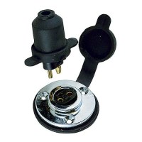 Chrome Plated Brass Watertight Deck Connection - 1189Dp0Chr - 9-1189Dp0Chrf1