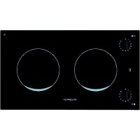 Force 10 75221 Ceramic-Glass Electric Cooktop, 2 Burner, 120V - 75221 - 924-For75221F1