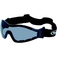 Global Vision Z-33 Safety Goggles, Black W/Smoke Lens, 6/Case - Z33-Sm - 927-Z33Smf1