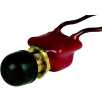 Bep 1001506 Pvc Coated Push Button Switch With Cap, Off/(On) - 1001506 - 969-1001506F1