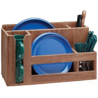 Whitecap Teak Dish/Cup/Utensil Holder - 62404 - 299-62404F1