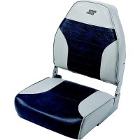 Wise Mid Back Fishing Seat, Grey/Red - 8Wd588Pls-661 - 144-8Wd588Pls661F1