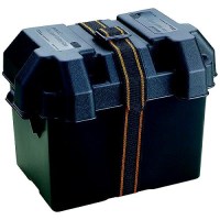 Attwood 90651 Standard Vented Battery Box For Group 24/24M, Black - 2616965 - 23-90651F1