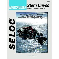 Seloc Marine Manual For Mercruiser Stern Drive 1964-91 - 18-03200 - 230-3200 Superseded By: 47-03200F1