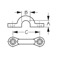 Sea-Dog 0812701 Pad Eye 5/16