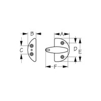 Stainless Door Button - 221670 - 354-221670F1