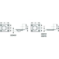 Sea-Dog 2224101 Ring Pull, Chrome, A:2-1/2