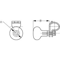 Knob Maneuvering Cast Ss - 230106-1 - 354-2301061F1