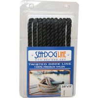 Sea Dog Premium Twisted Three-Strand Nylon Dock Line - 301112015Bk-1 - 354-301112015Bk1F1