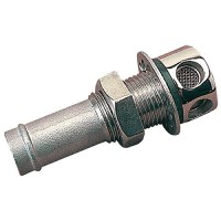 Straight Gas Tank Vent, Stainless - 352210-1 - 354-3522101F1