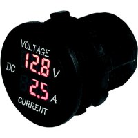 Seadog 421625 Round Digital 4 To 30 Voltage & 10 Amp Meter | Injected Molded Nylon - 421625-1 - 354-4216251F1