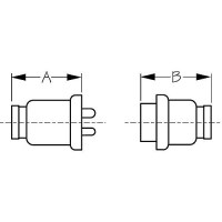 Sea-Dog 4261621 Polarized Molded Electrical Connector, 2-Pin - 426162-1 - 354-4261621F1