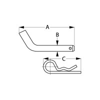 Hitch Pin & Clip 5/8