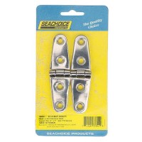Seachoice 33801 Stainless Steel Strap Hinges (1 Pair Per Pack) - 50-33801 - 50-33801F1
